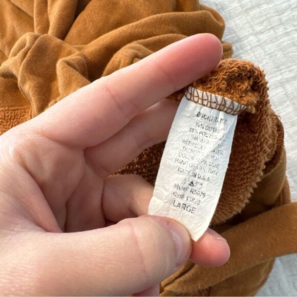 Bucket List Moxie Relaxed Cotton Jumpsuit Size Large Wide Leg - Picture 12 of 12